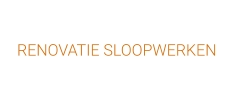 RENOVATIE SLOOPWERKEN